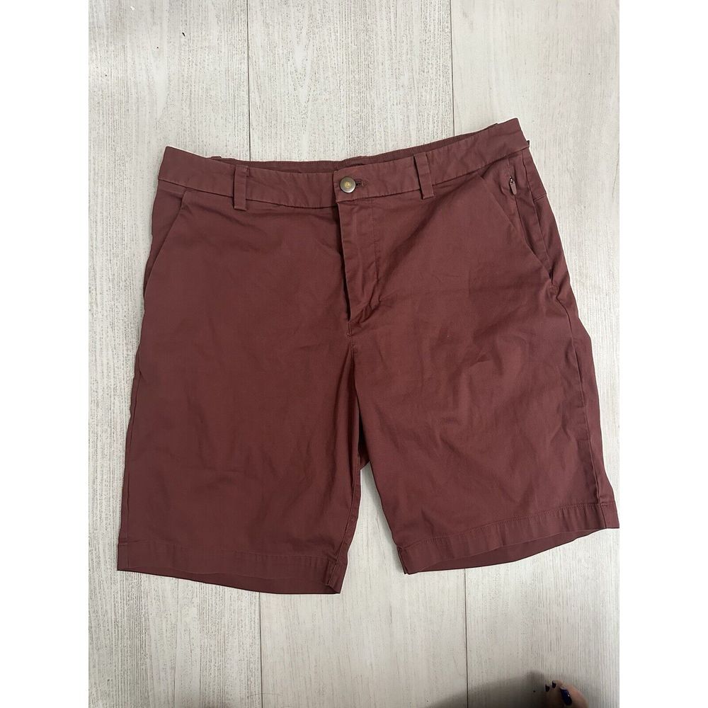 Lululemon Commission Short Classic *Chino 9" Slim-Fit Size 30 -‎ Burgundy